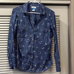 Columbia Performance Fishing Birds Button Down Shirt